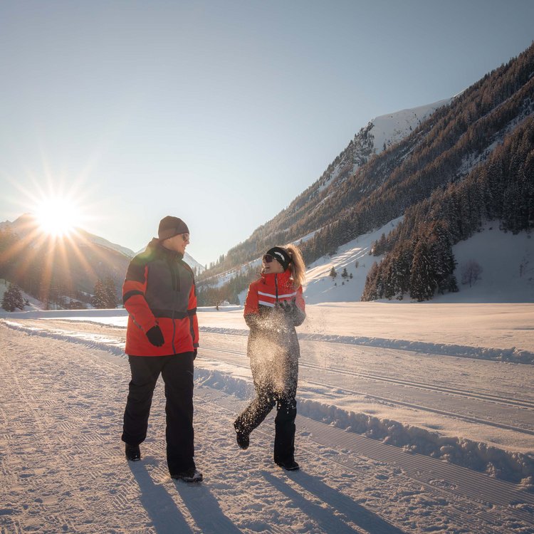 Winter sports at Hotel Seespitz: cross-country skiing in Ischgl